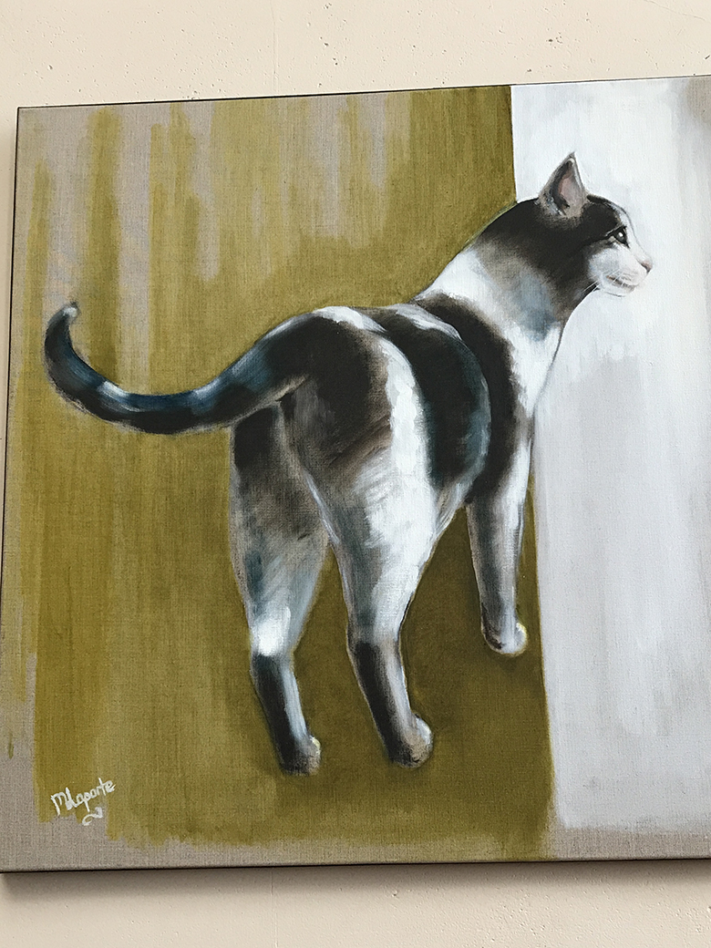 Art by Muriel Laporte in Hotel Cosmos, Contrexéville 